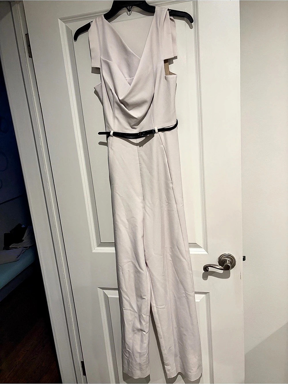 White Wide Leg Jumpsuit